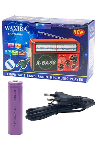 Nostaljik Radyo Waxıba Nostaljik Radyo Bluetooth Fm Usb Xb-2301rt 5639
