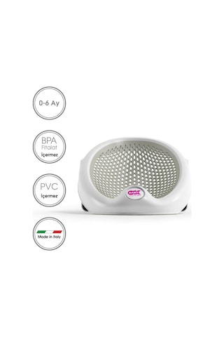 Okbaby Jelly Bebek Banyo Seti 3 Parça Açık Gri