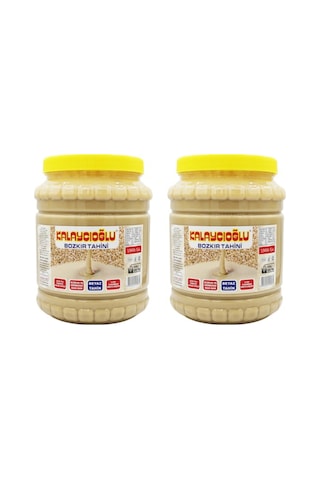 Bozkır Tahin Merkezi Beyaz Tahin 1900 Gr X2 Adet Katkısız &gluten İçermez