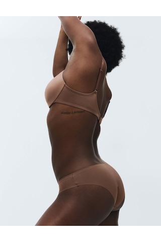 Marks & Spencer Body Invisibles Demi Cup Sütyen T33002495 Kahverengi