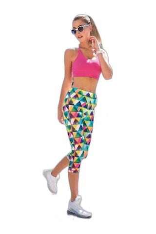 Yeni Inci T127 (Yoga-Fıtness-Pilates-Koşu) Sporcu Taytı Tek Alt Çok Renkli