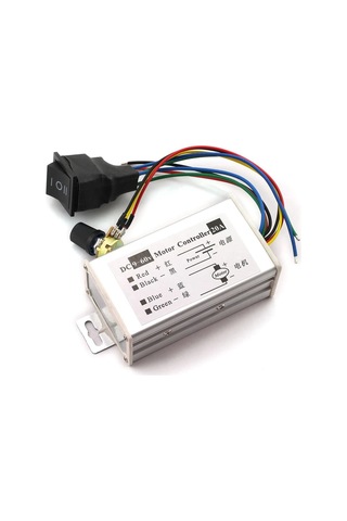 Dc 60v 20a Dc Motor Sürücü Pwm Hız Kontrol Ileri Geri Yön Anahtar
