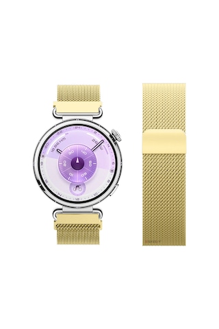 Huawei Watch Gt6 41mm Uyumlu Manyetik Milanese Loop Metal Kordon