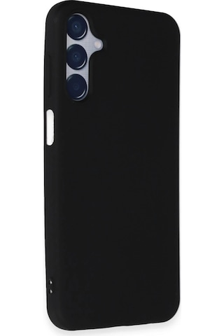 Newface - 486 - Samsung Galaxy Uyumlu M15 Kılıf First Silikon - Csmo-tex - - Siyah Sıyah