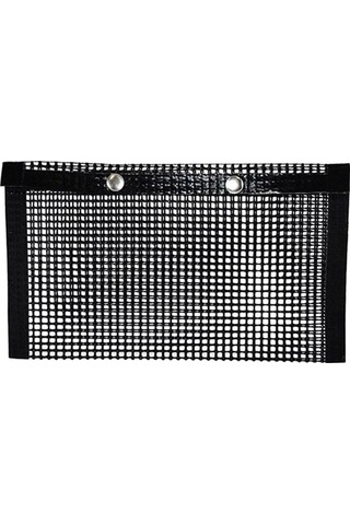 Homyl Açık Barbekü Izgara Örgü Çanta Yapışmaz Isıya S Siyah