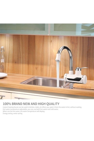 Anında Tankless Elektrikli Sıcak Su Isıtıcı Mutfak Hızlı Isıtma Musluk Musluğu