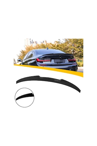 Bmw G20 M4 Bagaj Üstü Spoiler Parlak Siyah Spoyler Plastik İthal 2019-2022