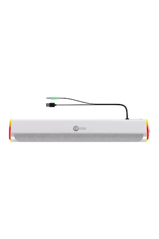 Lecoo Ds101 Kablolu 6w Rgb Aydınlatmalı Tv Soundbar Hoparlör Beyaz