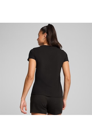 Puma Ess Elevated Tee Siyah Kadın Spor Tişört - 690894 01 Siyah