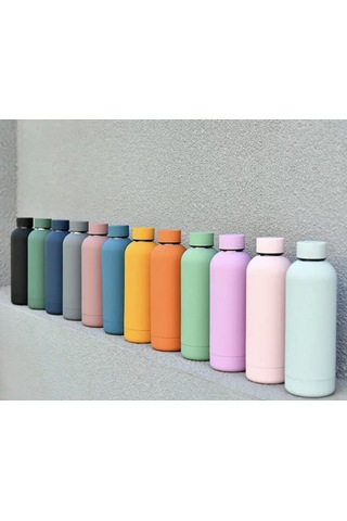 Yalıtımlı Paslanmaz Çelik Spor Su Şişesi Mor Mor