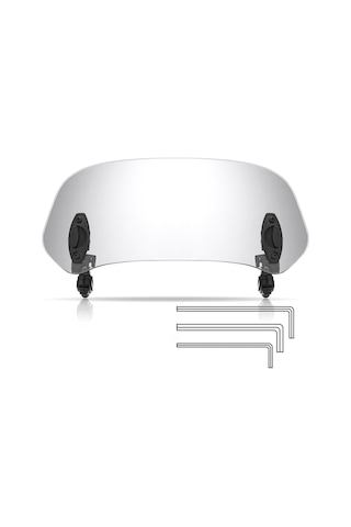 Gajeena "evrensel Motosiklet Rüzgar Koruyucu - 180 Ayarlanabilir, Sessiz Sürüş, Kolay Montaj"