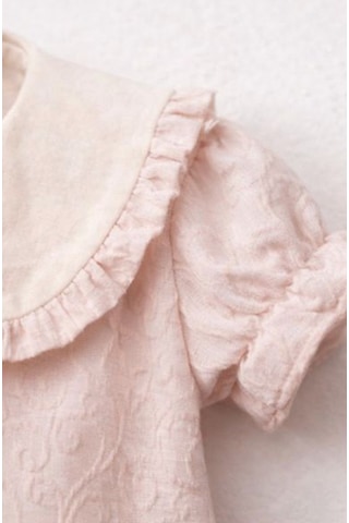 Baby Corner Fırfırlı Bebe Yaka Kız Bebek Elbise Pembe