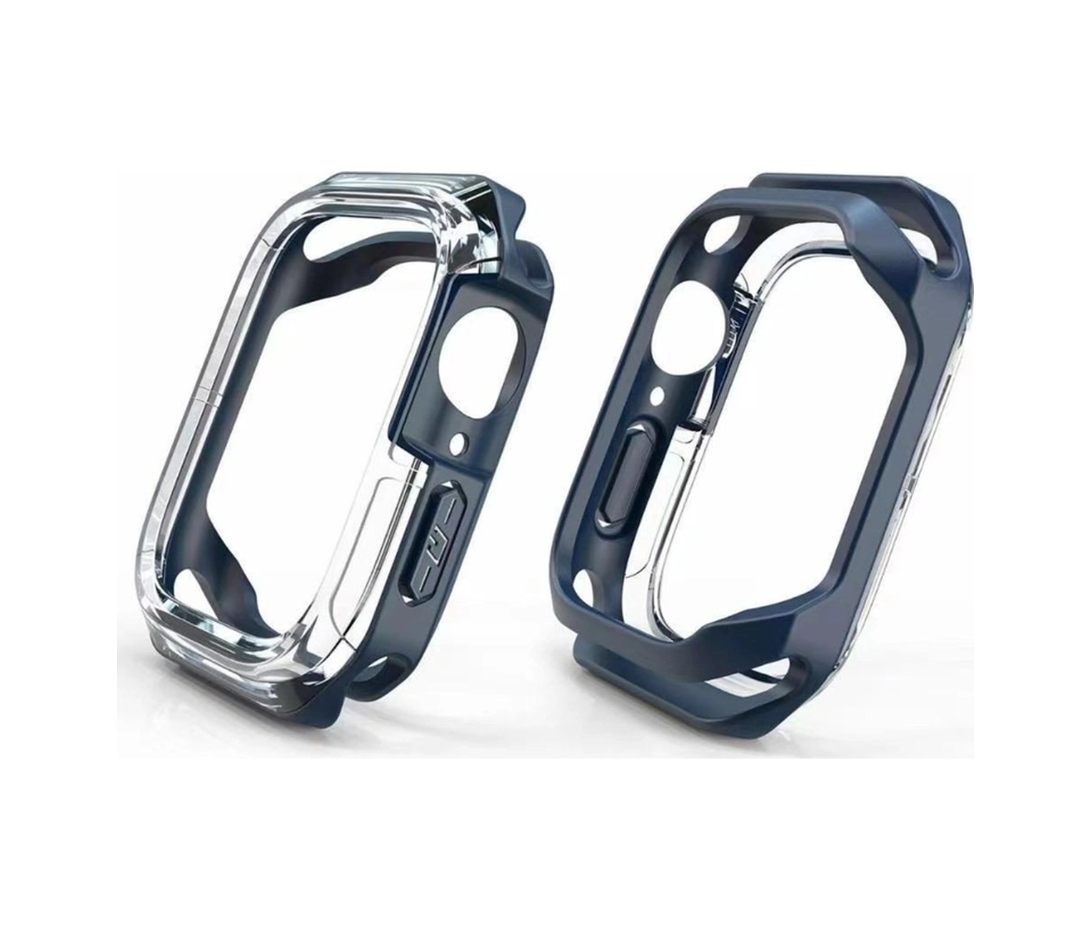 iOS Watch Uyumlu Seri 7 45mm Uyumlu Kasa Koruyucu 360 Tam Koruma Silikon Kılıf