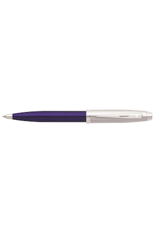 9308-2 Sheaffer 100 Tükenmez Kalem Mavi - Krom Beyaz