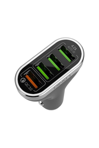Ldnio Qc 3.0 4 Portlu 6.6A Araç Şarjı Iphone Şarj Kablo 1M