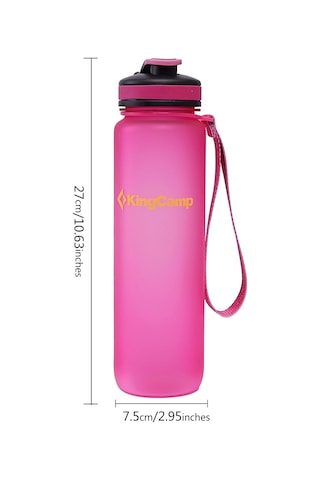 Kingcamp 1000 Ml Su Şişesi Spor Eco Friendly & Bpa Serbest Tritan Çok Renkli