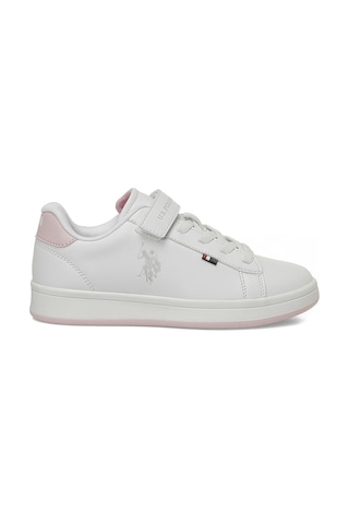 U.s. Polo Assn. Enıya Jr 6fx Beyaz Kız Çocuk Sneaker 000000000102155726 Beyaz-pudra