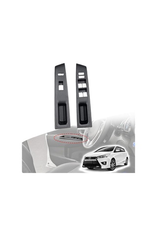 Crackedice Toyota Yaris İçin Araba Ön Cam Anahtarı Kontrol Paneli Kapağı