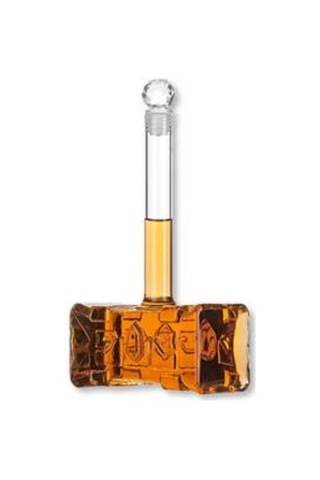 Yaratıcı Viski Dekanter 400 Ml 3d Çekiç Şeklinde Şarap Bourbon Viski Likör Şişesi Bar Dekor Için Kalça Şişeleri