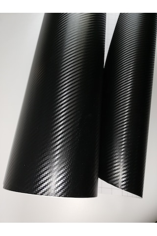 Araç Kaplama Carbon Fiber Folyo Siyah 152 Lik Hava Kanallı