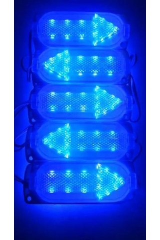 12v 4.2w Mavi Ok Yön Modül Led 10 Adet