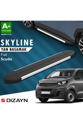 S-dizayn Fiat Scudo 3 Skyline Aluminyum Yan Basamak 213 Cm 2020 Üzeri A+ Kalite