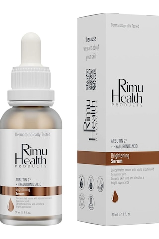 Rimu Health Products Leke Karşıtı Cilt Tonu Eşitleyici ve Aydınlatıcı Arbutin Serum 30 ML