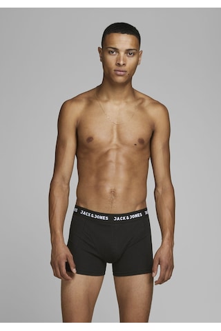 Jack & Jones 12171944 Erkek Boxer 3'Lü Siyah