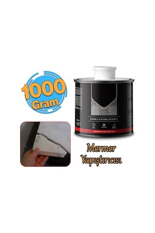 Granit Mermer Taş Fayans Çini Mozaik Beton Ahşap Yapıştırıcısı Polyester Sentetik Reçine 1000 Gram