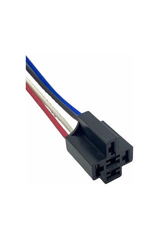 Röle Soketi Röle Yuvası 5 Uçlu Siyah 5 Kablolu 2.5 Mm Kablolu