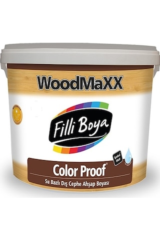 Filli Boya WoodMaX® Color Prof Su Bazlı Dış Cephe Ahşap Boya2,5Lt