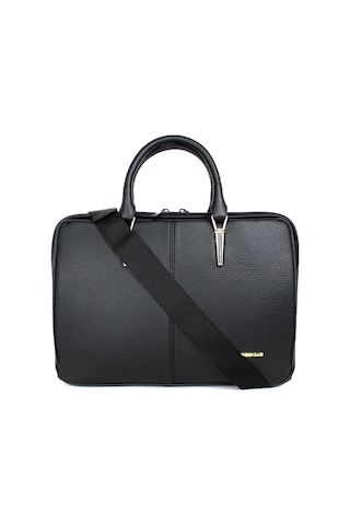 Kadın Siyah İpad Notebook 13 & 14 İnç Laptop Ve Evrak Çantası Siyah