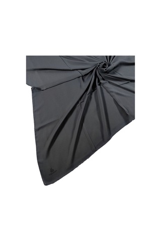 Mim Eşarp Mısırlı Eşarpları Queen Krep Düz Renk Eşarp 110x110 Cm Antrasit