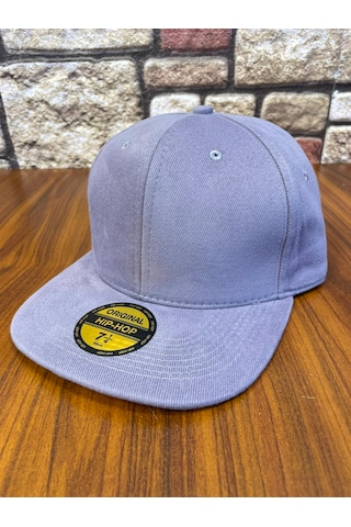Hamze Hiphop Snapback Rapper Baseball Drip Unisex Şapka Cap Gri