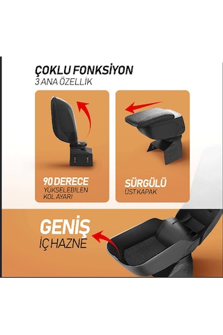 Universal Kolçak Kol Dayama İTHAL Geniş Kızaklı Sürgülü Tip Metal