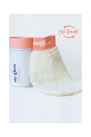 Ekru Örgü Banyo Lif Kese Arkası %100 Floş Ipek Duş Hamam Spa Saun