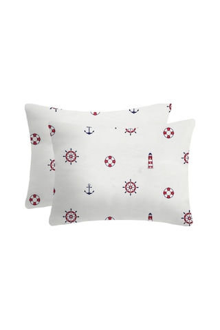 Bebek Yastık Kılıfı 35x45 2 Adet Kırmızı