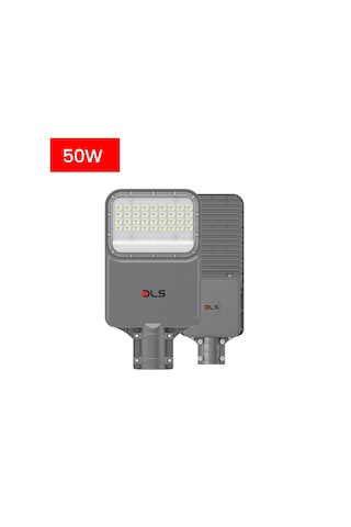 St-209-50 50w Led Yol Sokak Armatür Dls Park Bahçe Çevre Site Bina Dış Mekan Lamba Aydınlatma Ledli Sokak Armatürü Gri