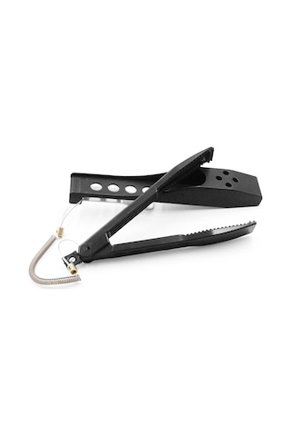 Yuntech01 Siyah Plastik Balık Tutucu, Çekme Tipi Anahtar Kontrolü, Hafif Ve Kompakt, Depolama Kılıfı İle