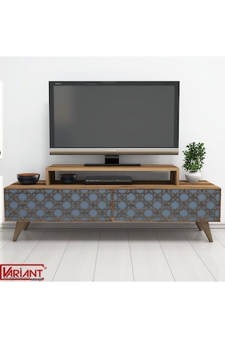 Variant Variant City Tv Ünitesi Tv Sehpasi Ceviz-Kalsedon