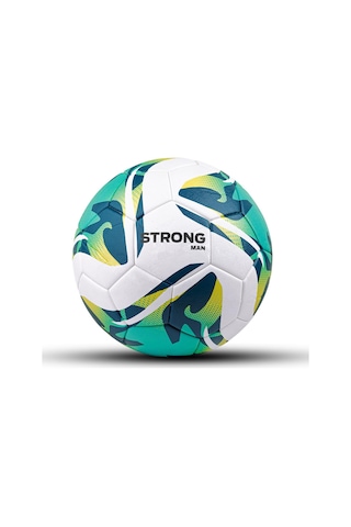 Strongmen 4 Astarlı Suni Deri Sert Zemin Halı Saha Futbol Topu No:5 Bsf-8000 Yeşil Beyaz Siyah