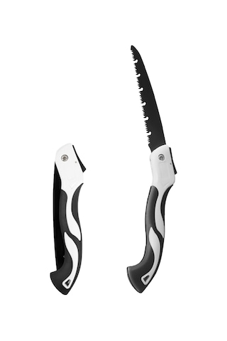 Symbee 210mm Çift Taraflı Dişli Çatal Testere - Bahçe Ağaçları Ve Ahşap Kesimi İçin Ergonomik, Kaymazsız Kollü Çelik Folding Testere