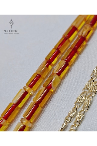 Sarı Kırmızı Tesbih Sarı - Kırmızı