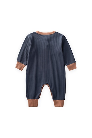 Biye Detaylı Tulum 0-2 Yaş Lacivert Lacivert
