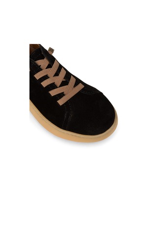 Deery Kadın Hakiki Süet Siyah Sneaker Ayakkabı - Se605zsyhc02