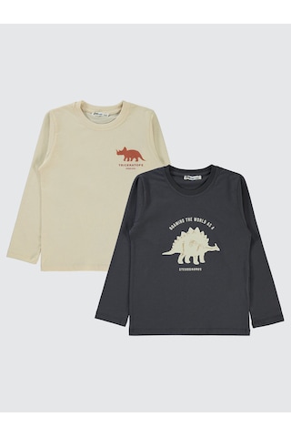 Civil Boys Erkek Çocuk 2'li Sweatshirt 5-13 Yaş Antrasit Antrasit