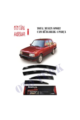 Tofaş Uyumlu Şahin Mugen Sport Cam Rüzgarlığı Ön-Arka Sunplex A Kalite