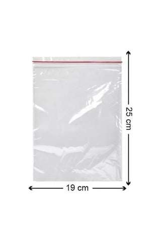 Kilitli Torba Kilitli Poşet 19X25 Cm 100 Adet