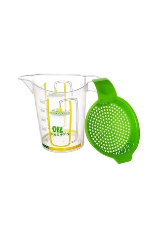 Kızartma Yağı Süzgeci - Sıvı Yağ Süzgeci 500ml Sarı