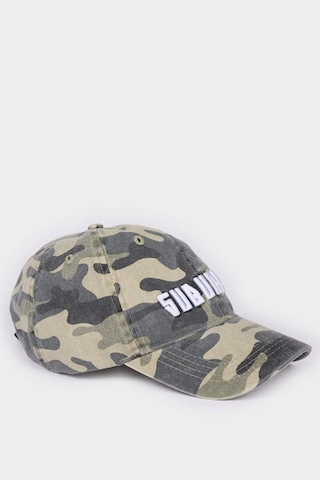 Defacto Erkek Desenli Pamuklu Cap Şapka G0876ax26smkh328 Haki-kh328
